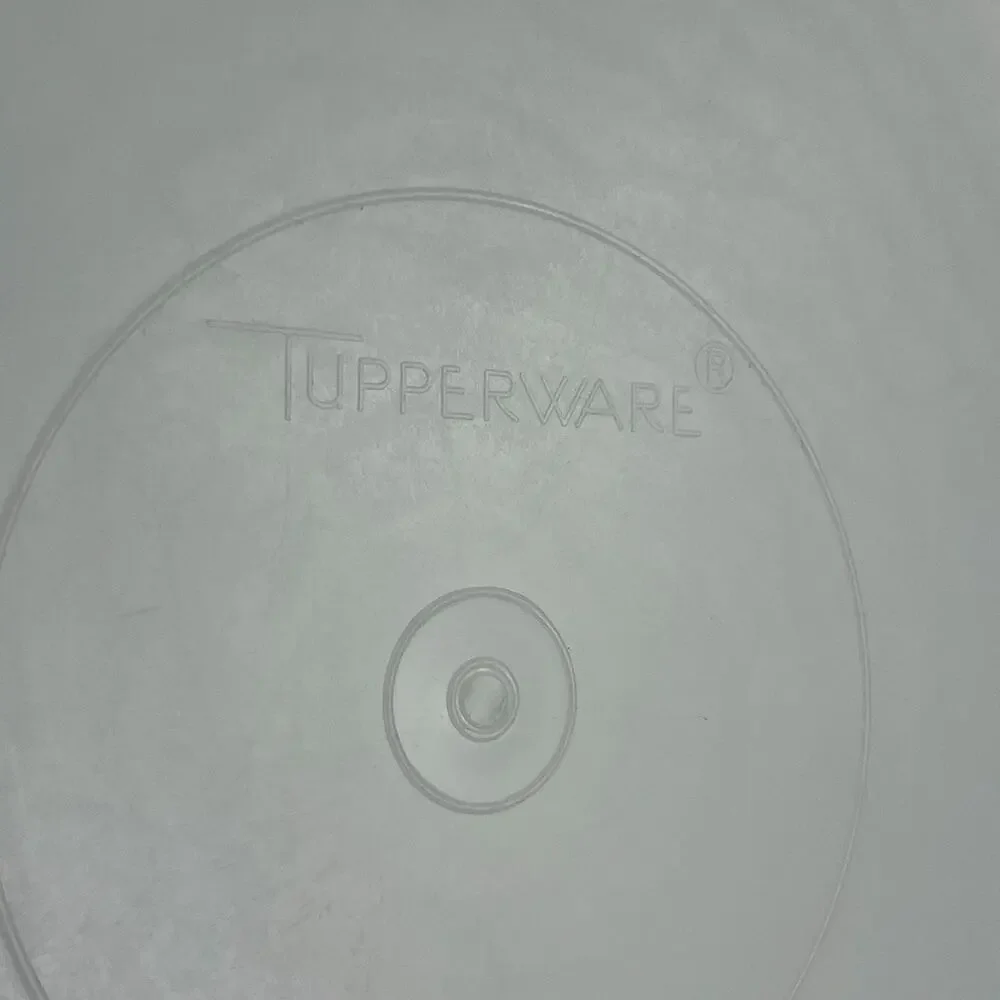 Vintage Tupperware Serving Tray With Lid White 7 Compartments